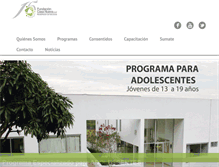 Tablet Screenshot of fundacioncasanueva.org.mx